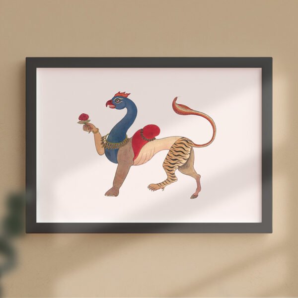 Navagunjara Art Print 36x24 Indian Mythology Poster Hindu Folk Art Navagunjara Art Print 36x24 Indian Mythology Poster Hindu Folk Art