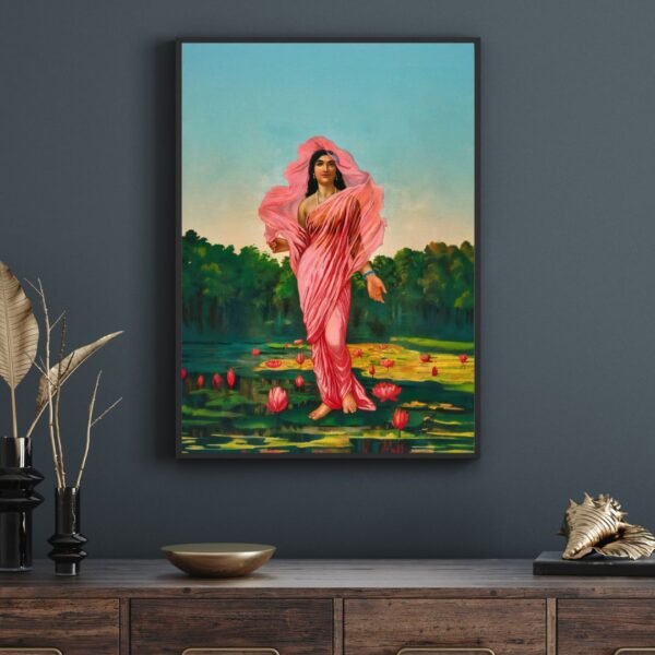 Padmini Art Print (24x36) – Indian Mythology Poster – Vintage Rani Padmini Wall Decor for Desi Home Padmini Art Print (24x36) – Indian Mythology Poster – Vintage Rani Padmini Wall Decor for Desi Home