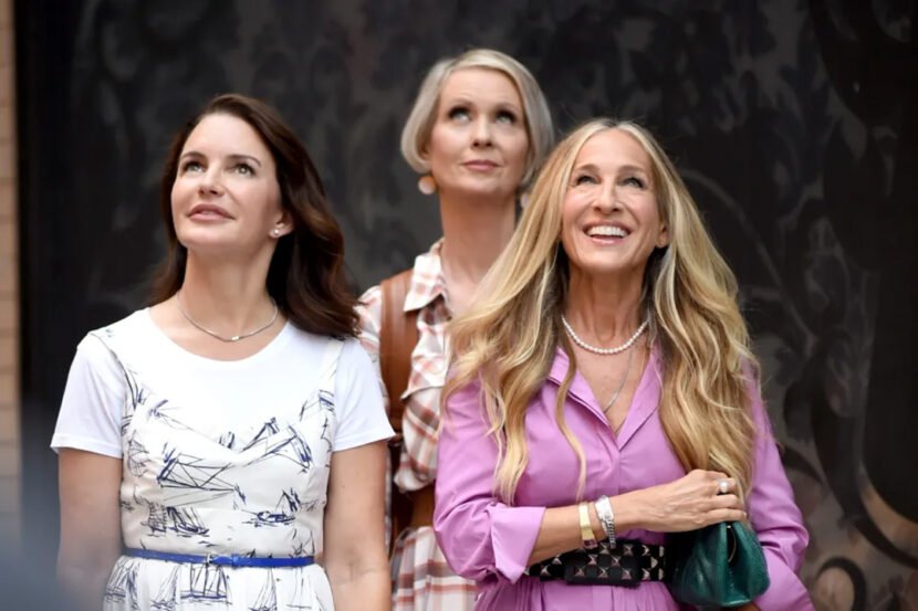 And Just Like That… We Could’ve Had a Better Show Stylized photo of Carrie, Miranda, and Charlotte walking in New York City, reimagined as empowered, modern women in their 50s